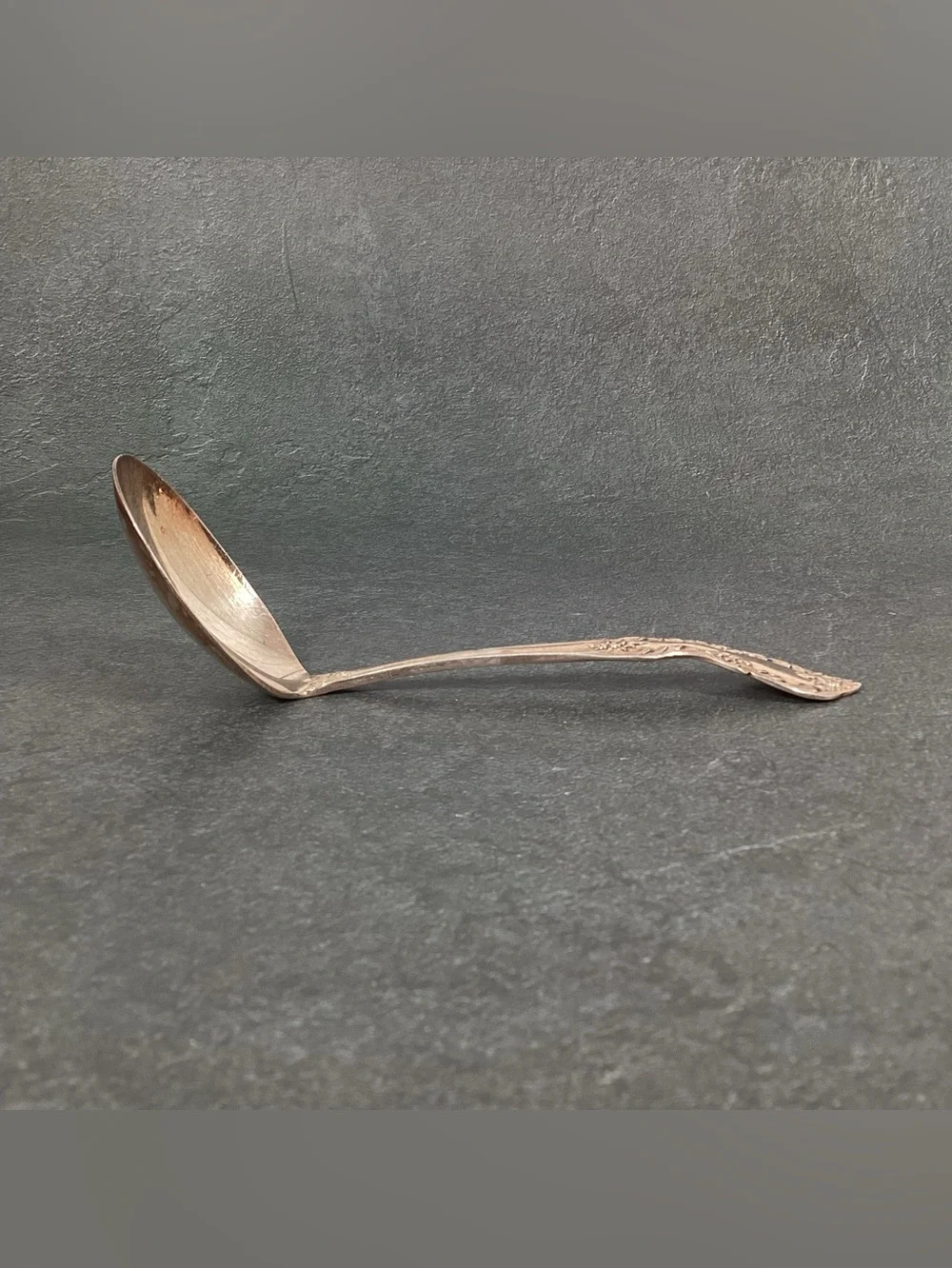 Vintage Silver Gravy Ladel, Sauce Ladle, Sugar Spoon Wm Rogers Grand Elegance